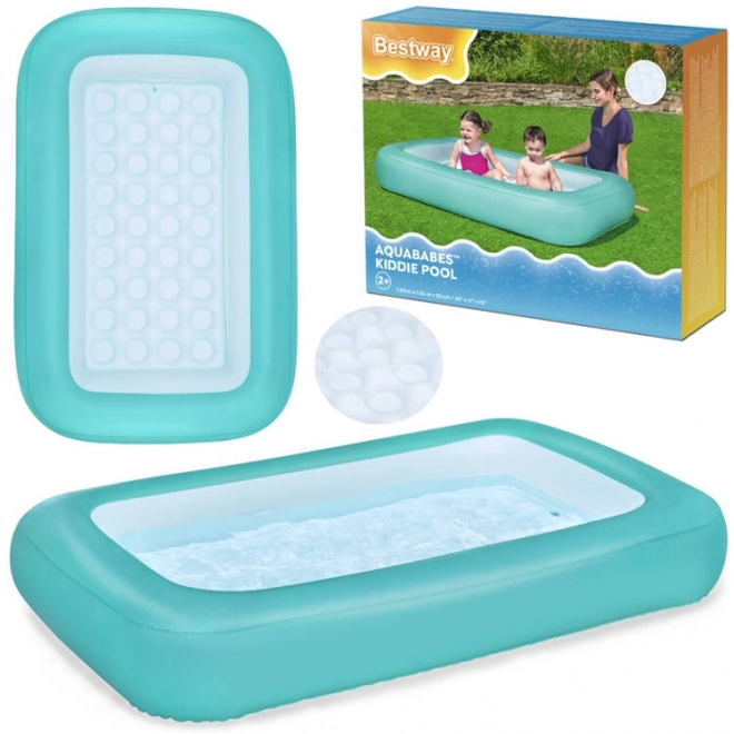 Bestway oppustelig pool Aquababes med oppustelig bund