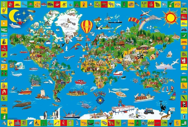 Puzzle Din fantastiske verden 200 brikker