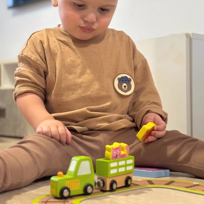 Træ Farm i Kuffert Tooky Toy