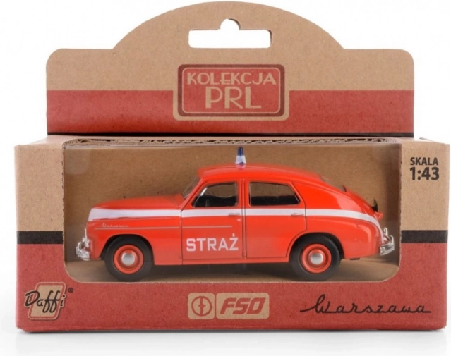 Metalmodel PRL Warszawa M-20 Brandvæsen 1:43
