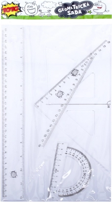 gennemsigtigt geometrisæt