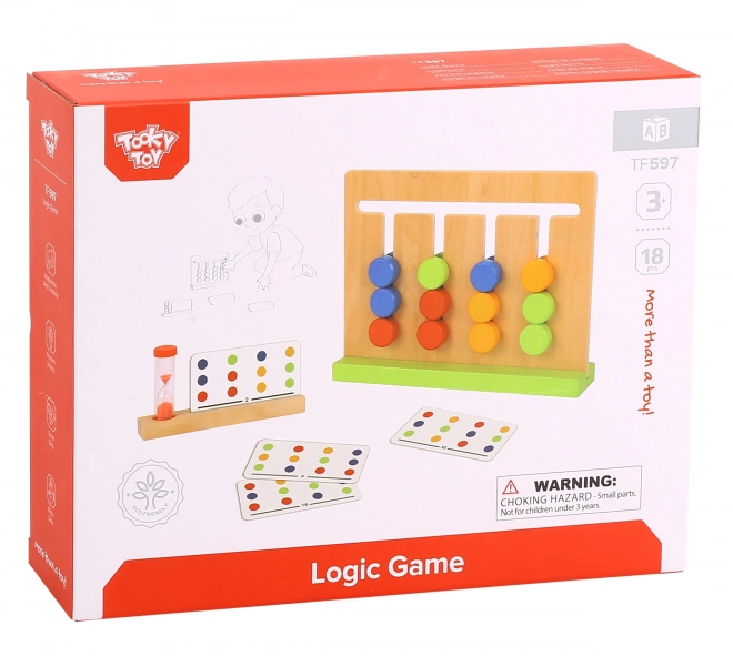 Logikspil i farverige klodser TOOKY TOY