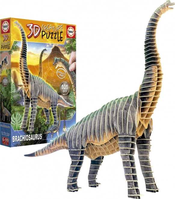 3D puslespil Brachiosaurus - 101 dele