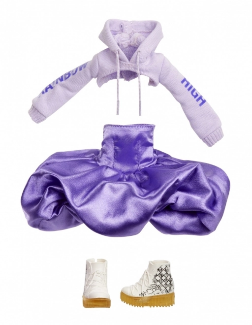 Rainbow High Glimmer & Skinne Mode dukke - Viola (Lilla)