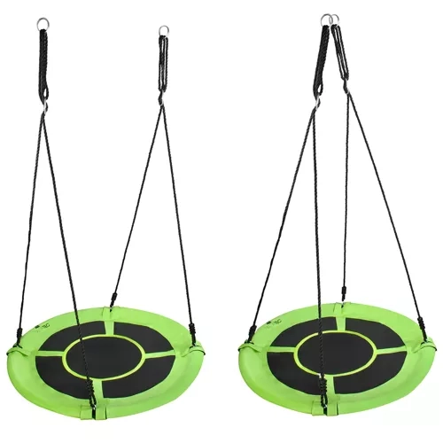 Gyngestativ Storkerede 120cm grøn-sort 23515