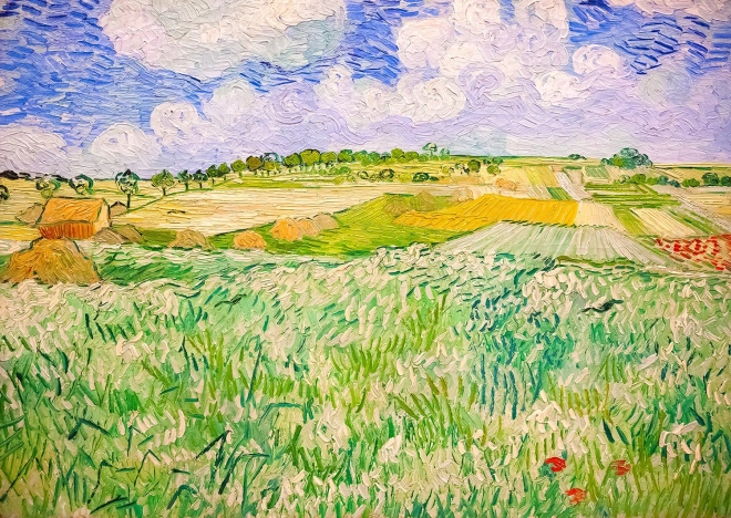 Puslespil Vincent van Gogh: Landskab i Auvers 1000 brikker