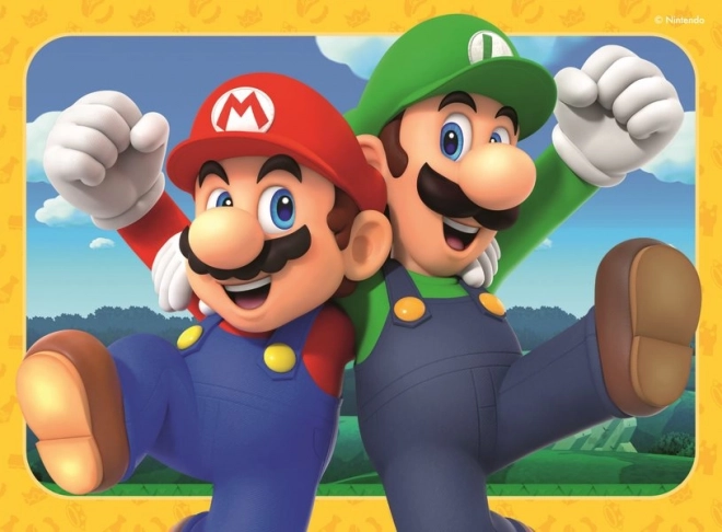 Puzzle RAVENSBURGER Super Mario Eventyr 4i1