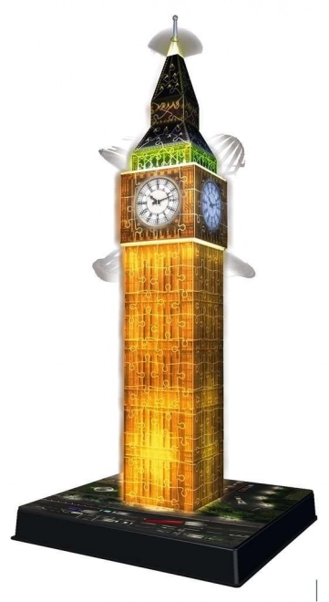 Puslespil 216 brikker 3D Big Ben Nat