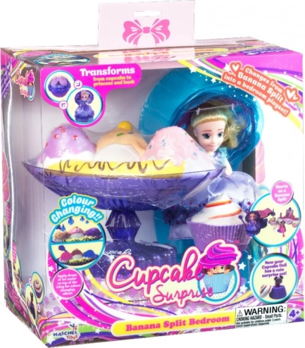 Cupcake Surprise – banandessert, der forvandles til prinsesse og soveværelse