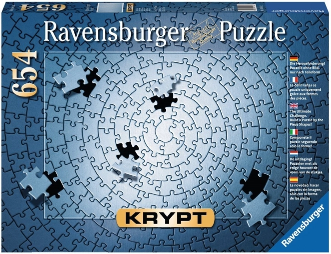 RAVENSBURGER puslespil KRYPT sølv – 654 brikker