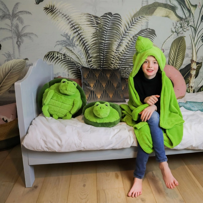 Cozy Noxxiez HW717 skildpadde - varm plys pude 3 i 1
