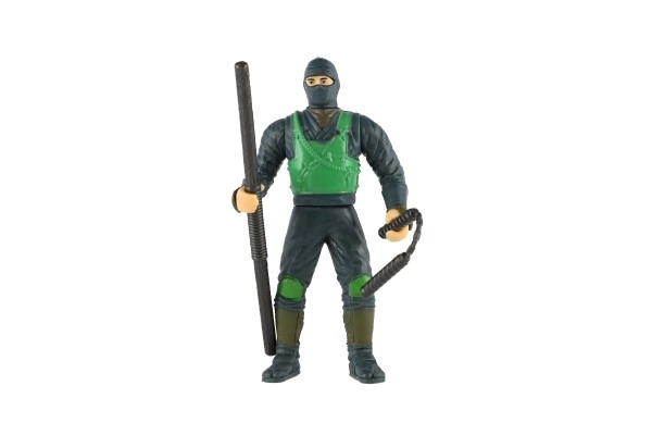Ninja figur med tilbehør 10 cm