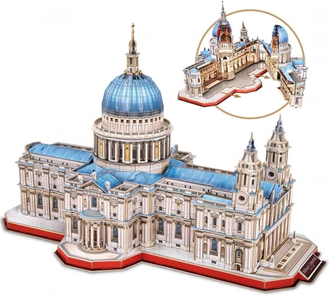 3D-puslespil Sankt Pauls Katedral fra CubicFun, 643 brikker