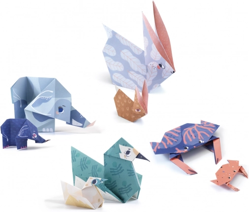DJECO Origami Dyrefamilier