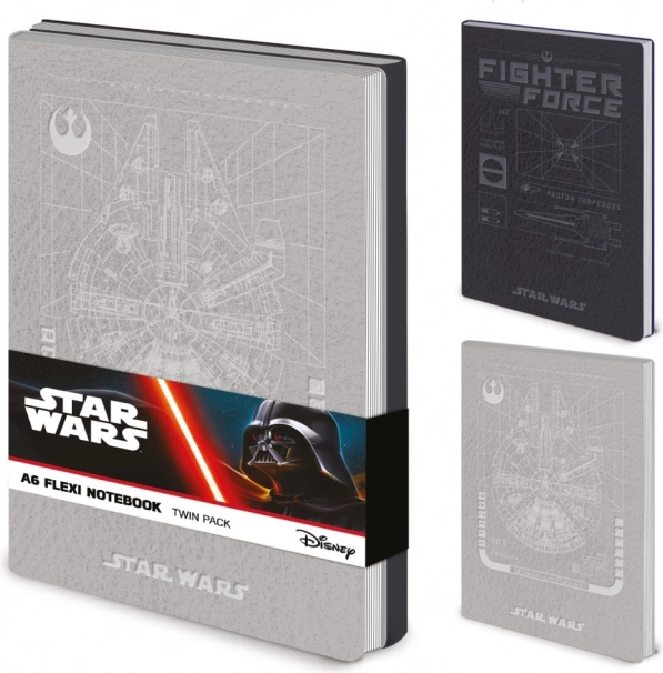 sæt notesbøger A6 Star Wars Rebel