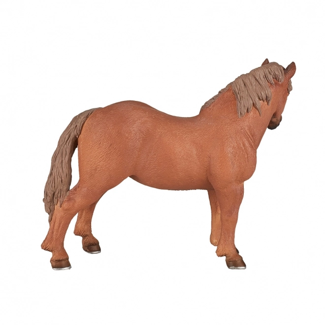 Figur af brun hoppe Suffolk Punch