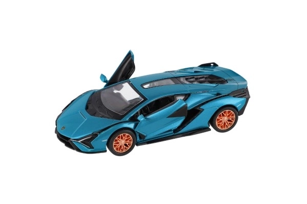 Auto Kinsmart Lamborghini Sián FKP 37 metal/plast 13cm mix farver