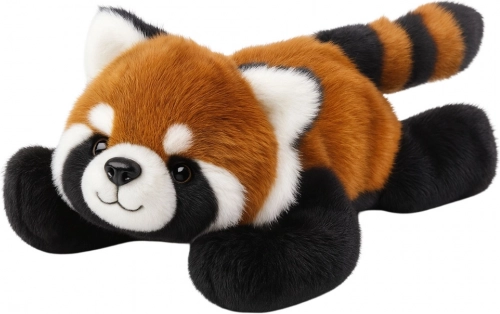 Plys rød panda 30 cm