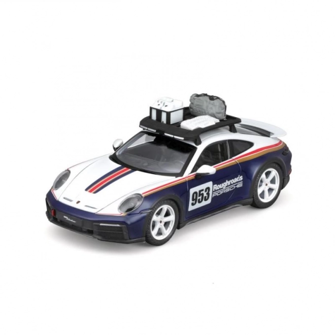 Bburago 1:24 Racing - Porsche 911 Dakar - Blå 953 Roughroads