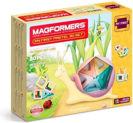 Magnetisk byggesæt Magformers Mit første Pastelle