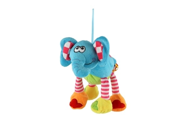 Plys elefant i farver