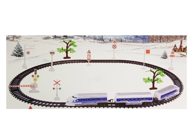 Elektrisk togsæt Pendolino med effekter