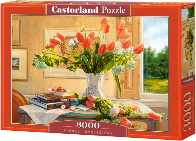 Puslespil 3000 brikker Blomsterimpressionisme