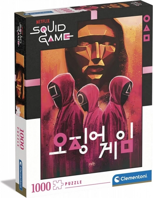 Puslespil 1000 brikker Netflix Squid Game