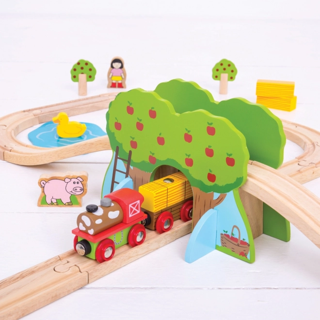 Bigjigs Rail Trætogbane gård