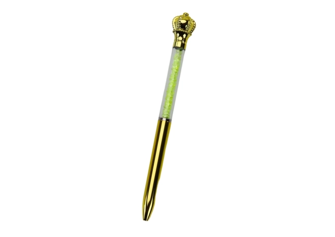 Kuglepen med krone Diamanter Blå blæk 0,7 mm Mix