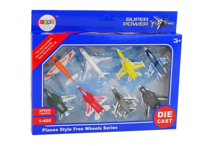 Sæt af 8 stykker fly til passagerer