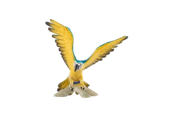 Ara ararauna leget plast 9cm i pose