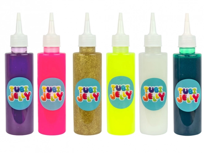 Tubi Jelly kreativt sæt havfrue 6 farver gelé figurer