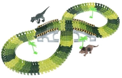 Dinosaur Park Sæt med Bane