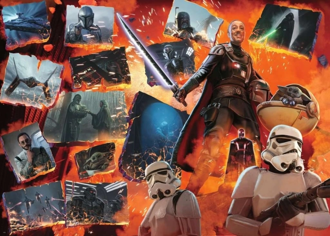 Puslespil Star Wars skurkene Moff Gideon 1000 brikker