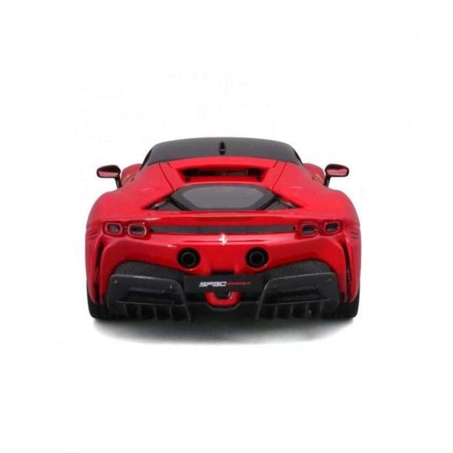 Metalmodel Ferrari SF90 Stradale rød 1:18