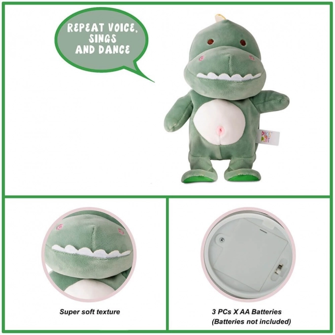 Interaktiv dinosaur Max grøn