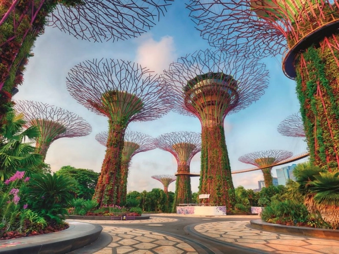 Ravensburger puslespil Supertræerne i Singapore 1500 brikker