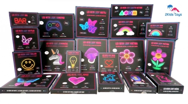 LED NEON Enhjørninge Lampe