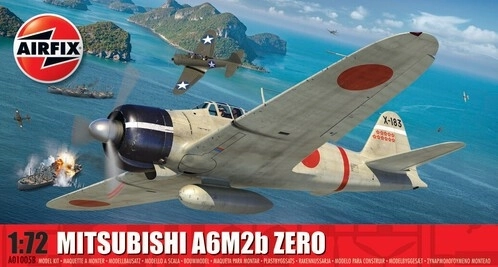 Plastikmodel Mitsubishi A6M2b Zero 1/72