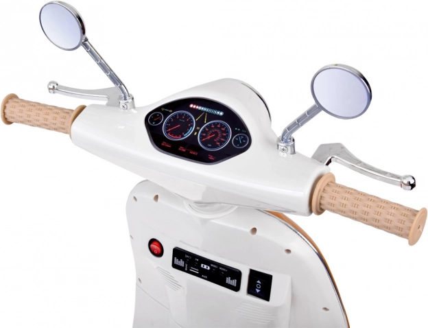 Klassisk elektrisk børnescooter orange – Grøn