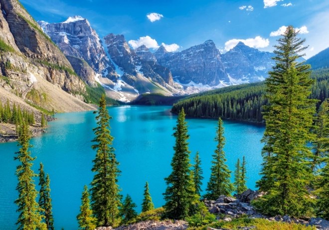 Puslespil 500 brikker Moraine Sø Canada