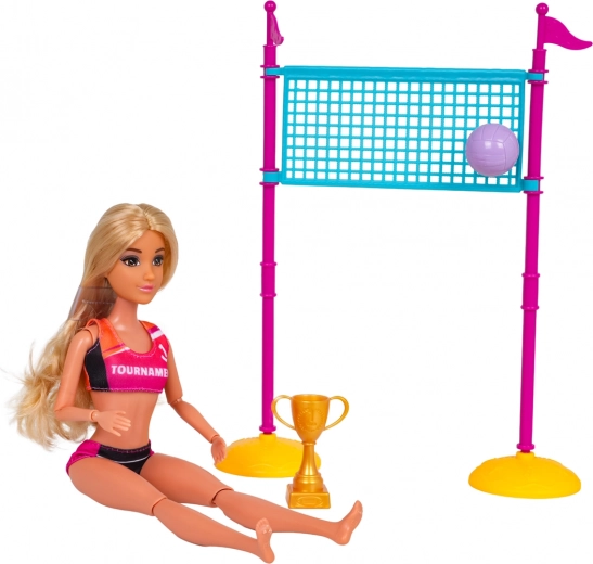 Komplet sportsudstyr og skiftetøj