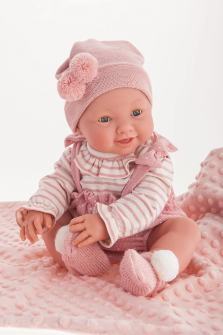 Antonio Juan 50160 Mia Blinker og Tisser realistisk baby med hel vinyl krop - 42 cm