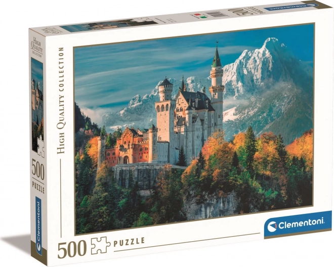 Puslespil 500 brikker Neuschwanstein