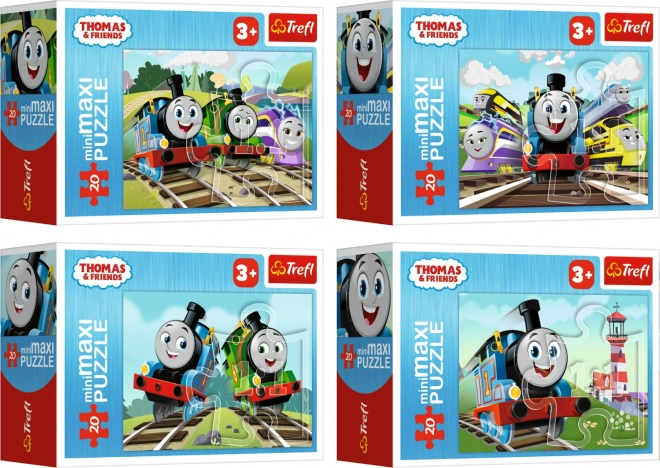 Puslespil mini Maxi Thomas og venner 20 brikker