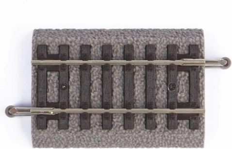 Piko lige skinne G62 med ballast H0