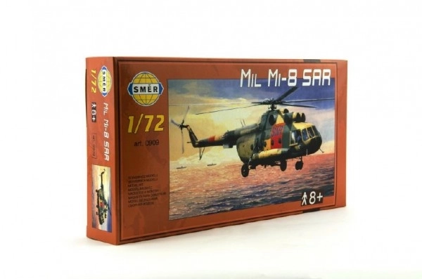 Model Mil Mi-8 SAR 1:72 25,5x29,5 cm i kassen 34x19x6cm