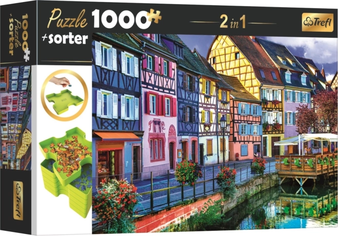 Puslespil med 2-i-1 sorterer Colmar, Frankrig 1000 brikker