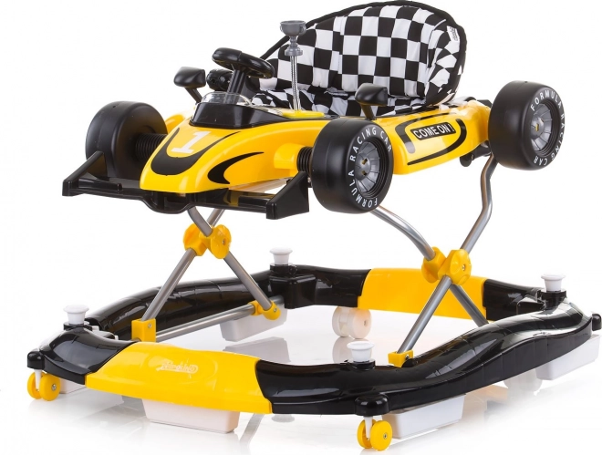 Gåstol 4-i-1 Car Racer – Gul